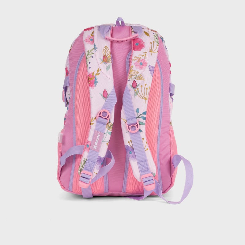 PAUSE Floral Print Backpack for Girls - Image 3